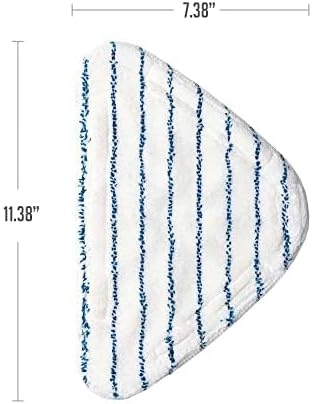 image:imageOVENTE Steam Mop Replacement Pads for ST405W Pack of 4 White ACPST4054White Pack of 4
