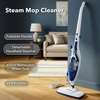 OVENTE 10-in-1 Steam Mop, 1500W, 400ml Removable Water Tank, Blue ST505BL