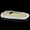 OVENTE Microfiber Steam Mop Pad Replacement Pack of 1, White ACPST2051