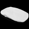 OVENTE Microfiber Steam Mop Pad Replacement Pack of 4, White ACPST2054