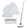 OVENTE Steam Mop Replacement Pads for ST405W, Pack of 4, White ACPST4054(White – Pack of 4)
