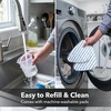 OVENTE Steam Mop Replacement Pads for ST405W, Pack of 4, White ACPST4054(White)